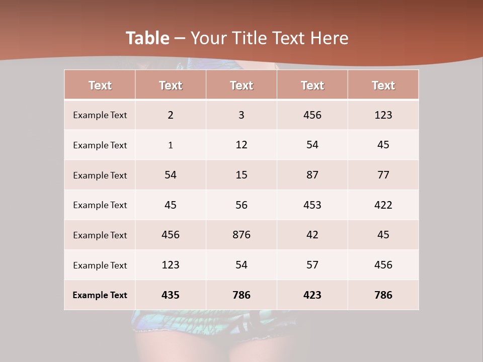 Woman Modern Sexy PowerPoint Template