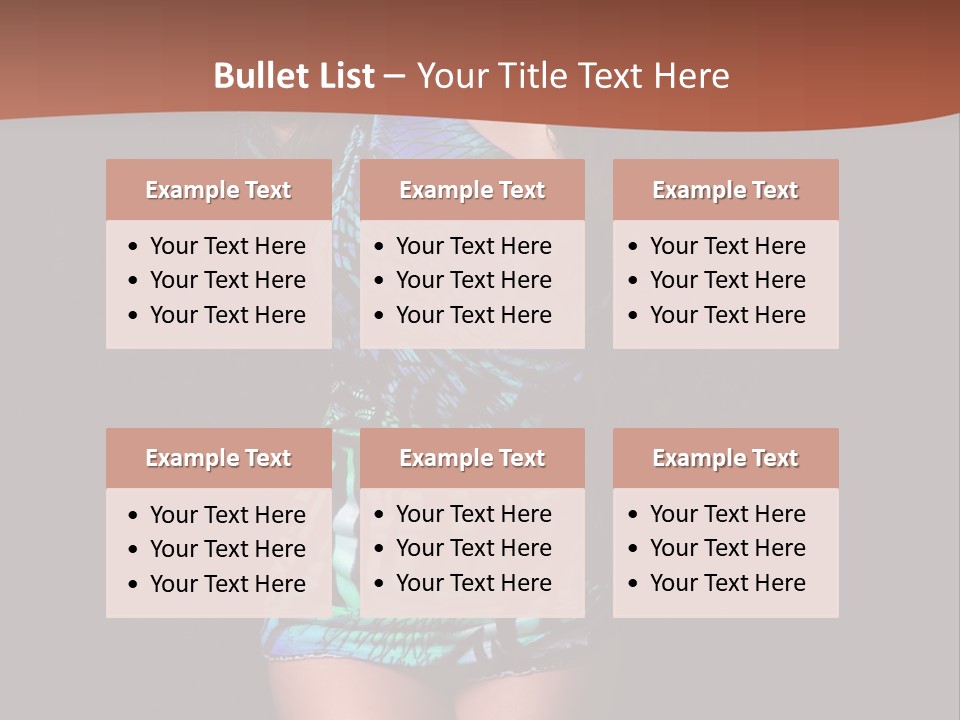 Woman Modern Sexy PowerPoint Template