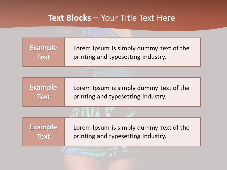 Woman Modern Sexy PowerPoint Template