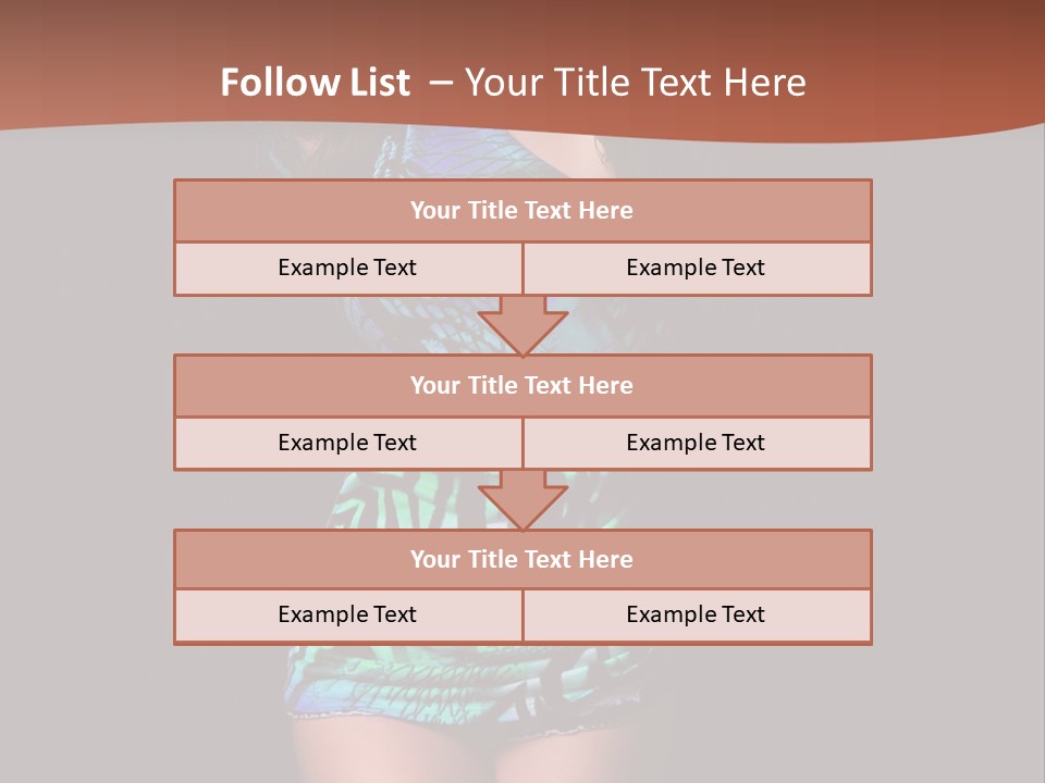 Woman Modern Sexy PowerPoint Template