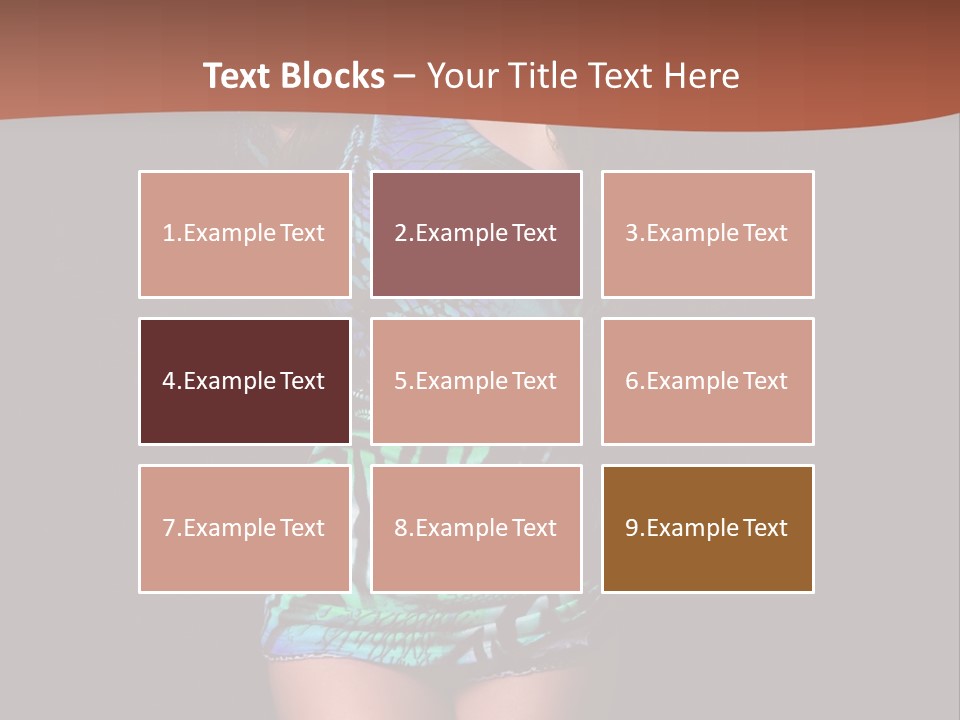 Woman Modern Sexy PowerPoint Template