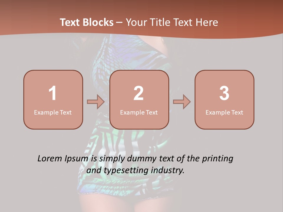 Woman Modern Sexy PowerPoint Template