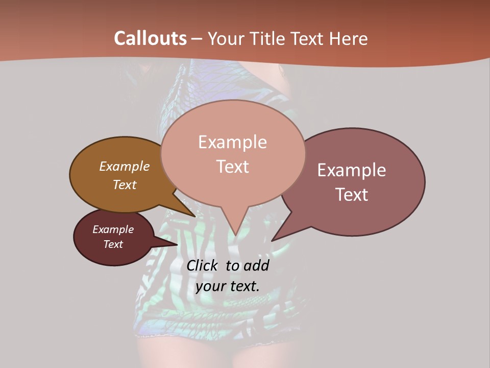 Woman Modern Sexy PowerPoint Template