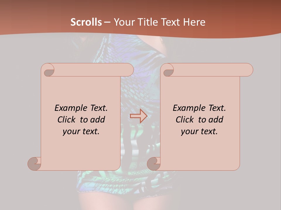 Woman Modern Sexy PowerPoint Template