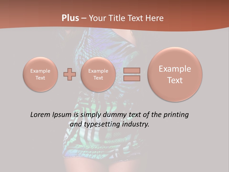 Woman Modern Sexy PowerPoint Template
