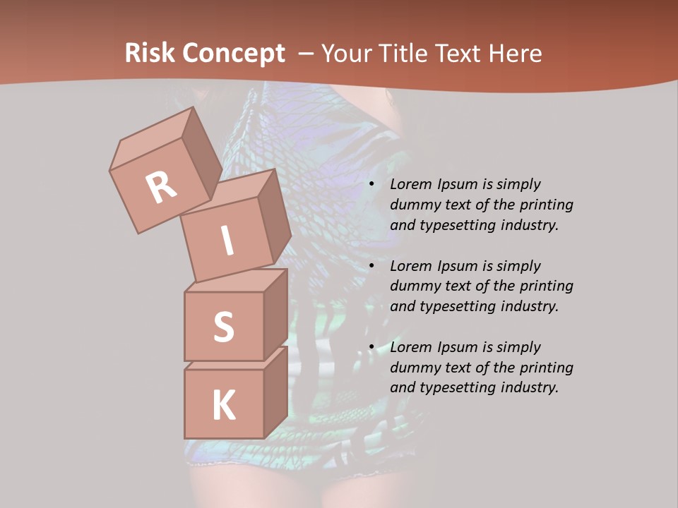 Woman Modern Sexy PowerPoint Template