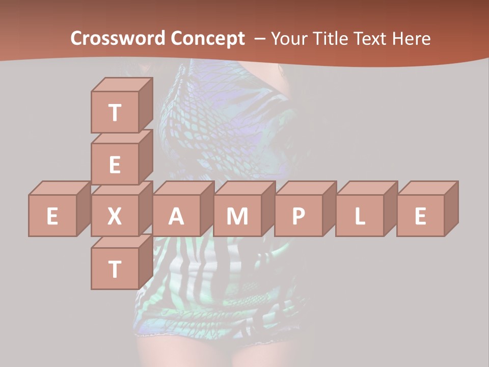 Woman Modern Sexy PowerPoint Template