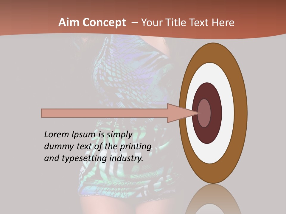 Woman Modern Sexy PowerPoint Template