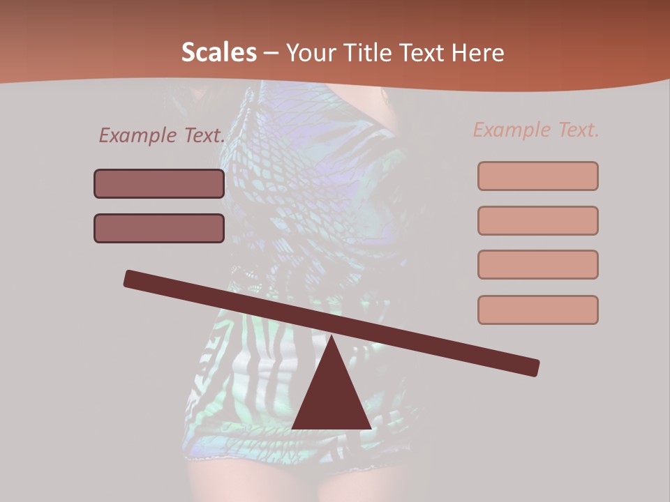 Woman Modern Sexy PowerPoint Template