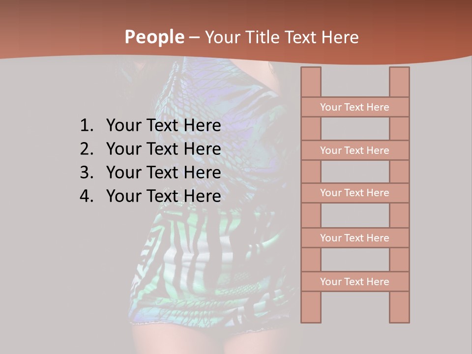 Woman Modern Sexy PowerPoint Template