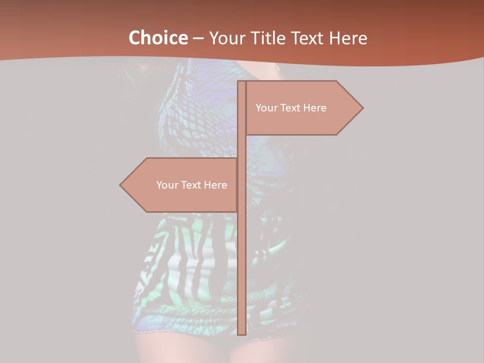 Woman Modern Sexy PowerPoint Template