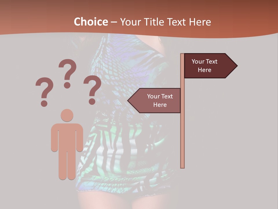 Woman Modern Sexy PowerPoint Template