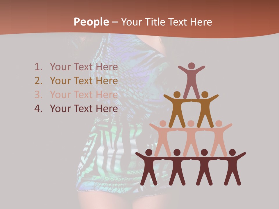 Woman Modern Sexy PowerPoint Template