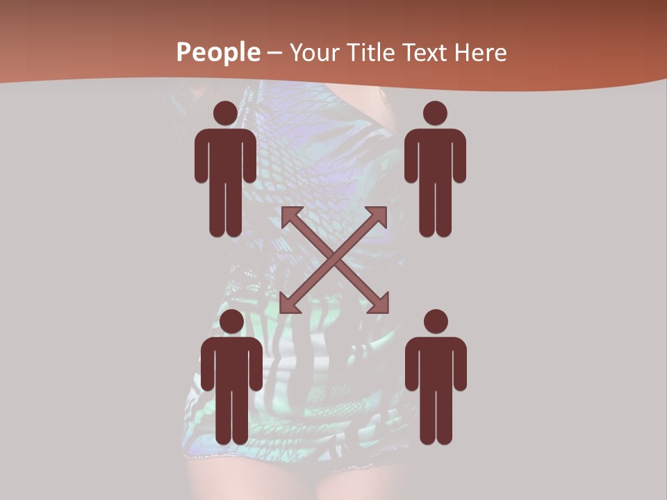 Woman Modern Sexy PowerPoint Template