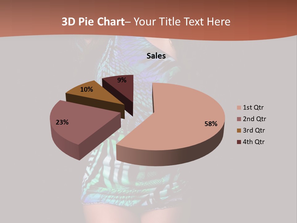 Woman Modern Sexy PowerPoint Template