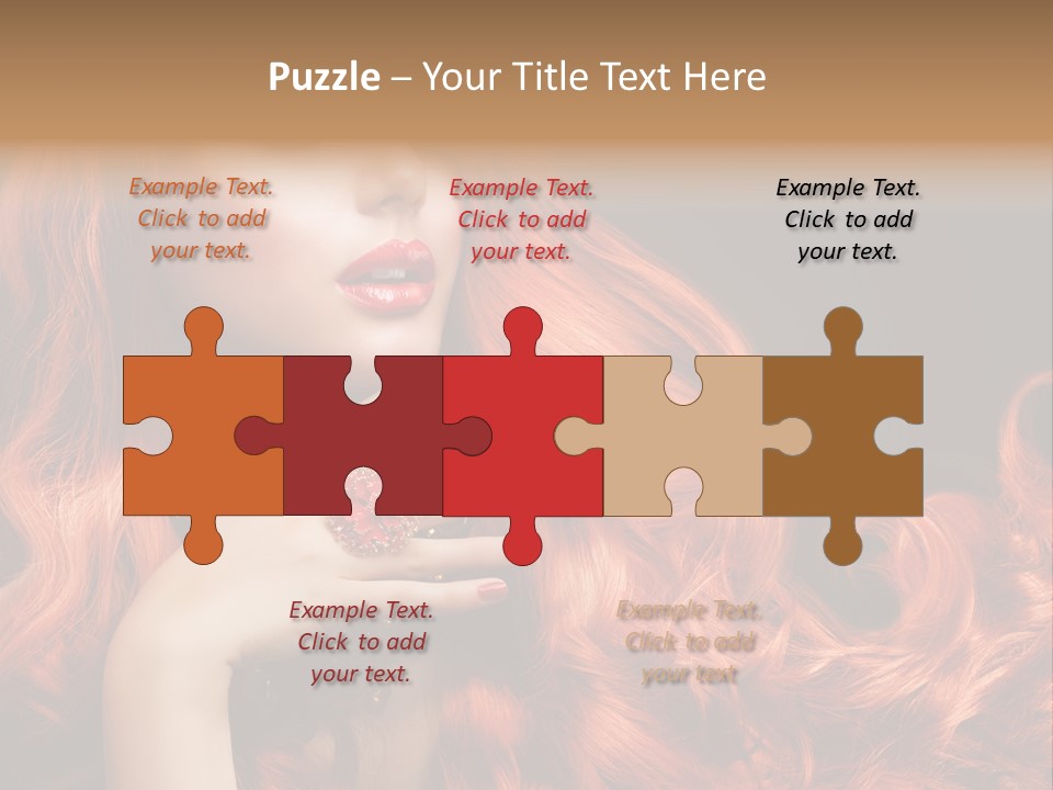 Beauty Sensuality Dark PowerPoint Template