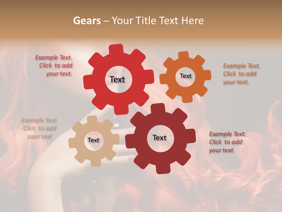 Beauty Sensuality Dark PowerPoint Template