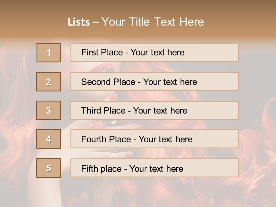 Beauty Sensuality Dark PowerPoint Template