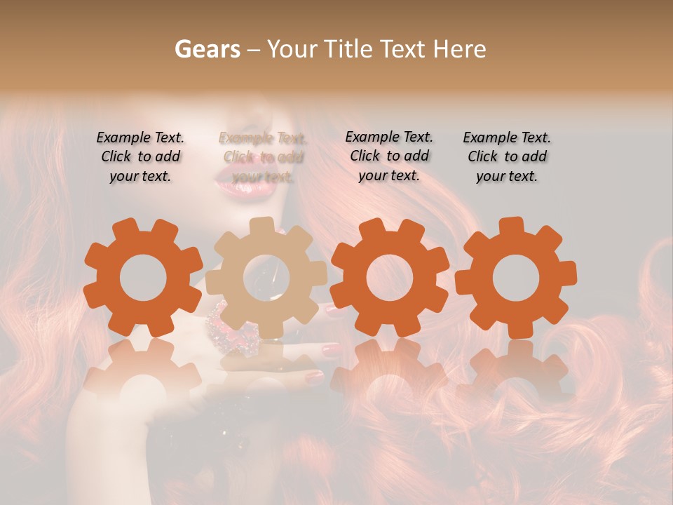 Beauty Sensuality Dark PowerPoint Template