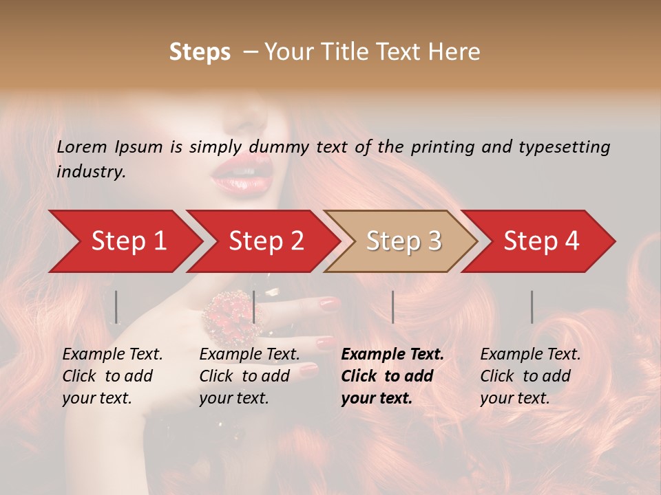 Beauty Sensuality Dark PowerPoint Template