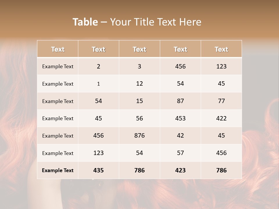 Beauty Sensuality Dark PowerPoint Template