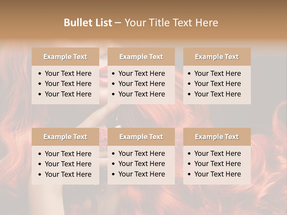 Beauty Sensuality Dark PowerPoint Template