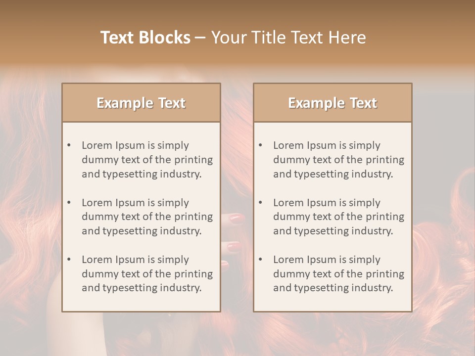 Beauty Sensuality Dark PowerPoint Template