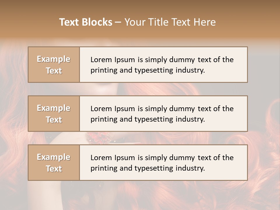 Beauty Sensuality Dark PowerPoint Template