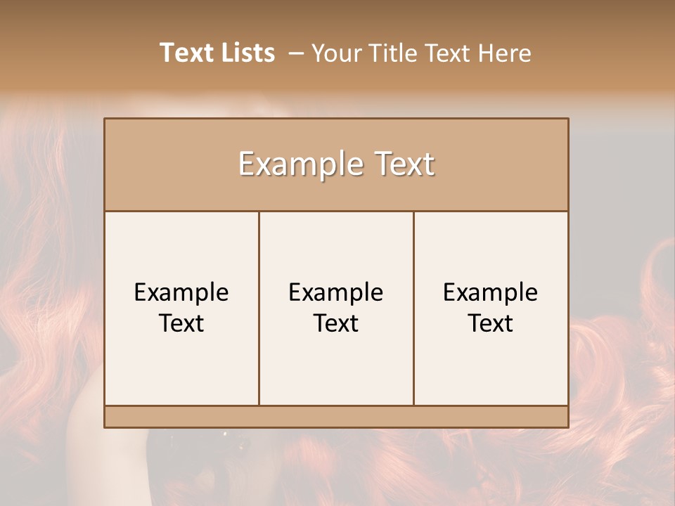 Beauty Sensuality Dark PowerPoint Template