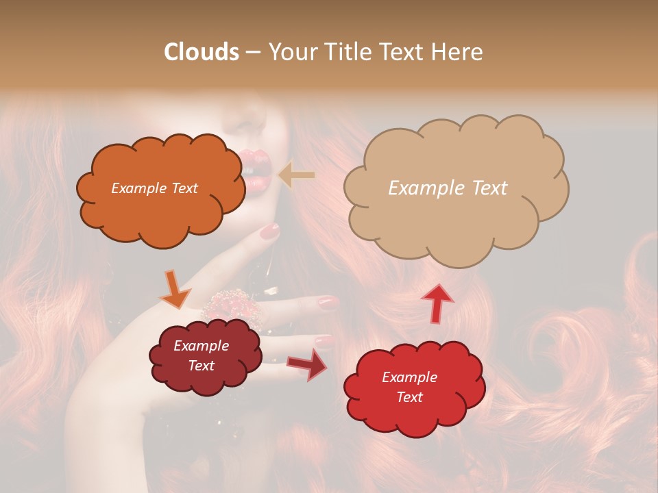 Beauty Sensuality Dark PowerPoint Template