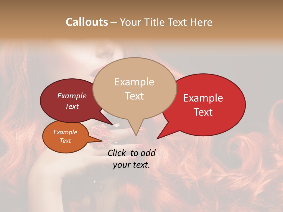 Beauty Sensuality Dark PowerPoint Template