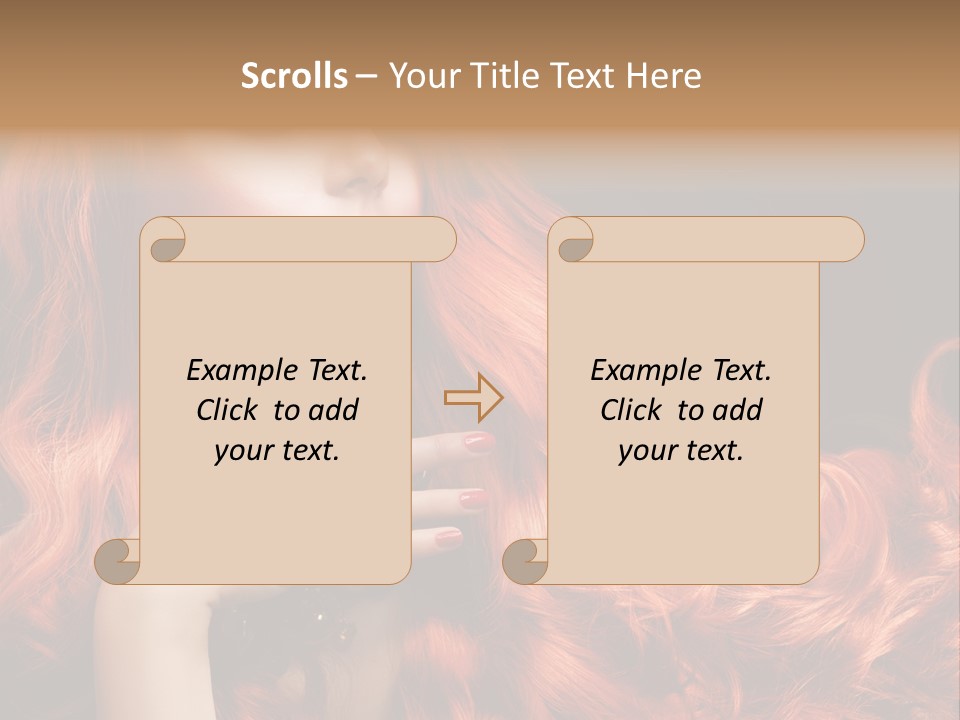 Beauty Sensuality Dark PowerPoint Template