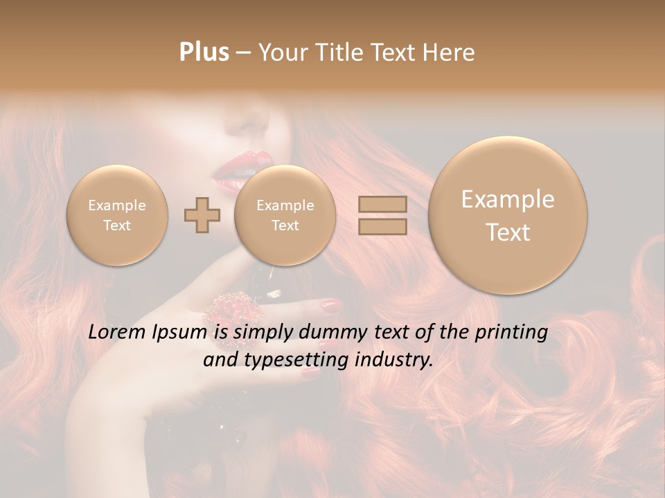 Beauty Sensuality Dark PowerPoint Template