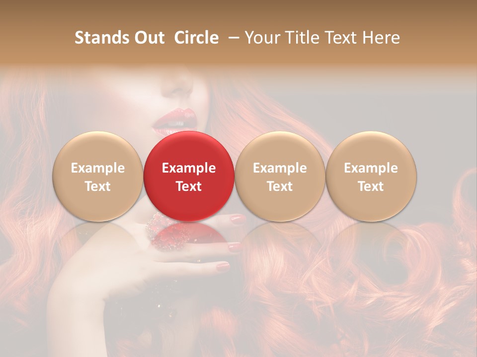 Beauty Sensuality Dark PowerPoint Template