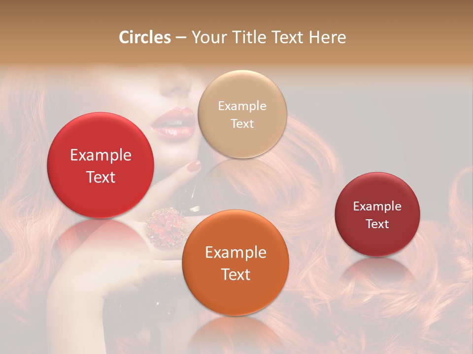 Beauty Sensuality Dark PowerPoint Template