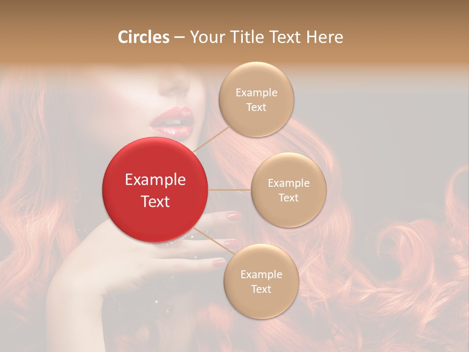 Beauty Sensuality Dark PowerPoint Template