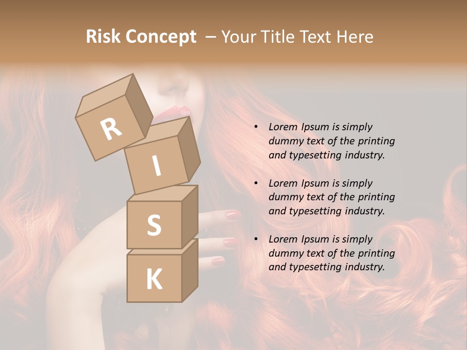 Beauty Sensuality Dark PowerPoint Template