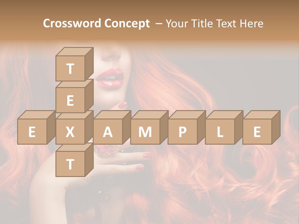 Beauty Sensuality Dark PowerPoint Template