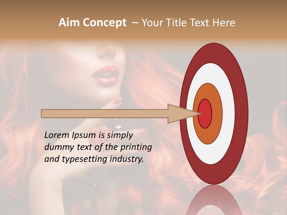 Beauty Sensuality Dark PowerPoint Template
