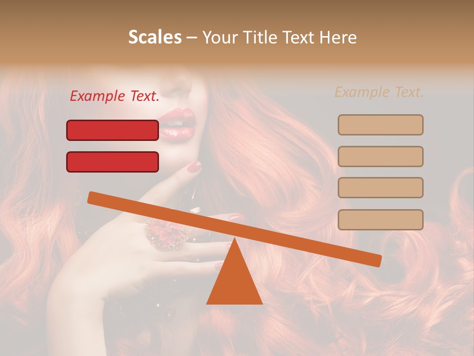 Beauty Sensuality Dark PowerPoint Template