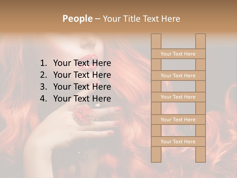 Beauty Sensuality Dark PowerPoint Template