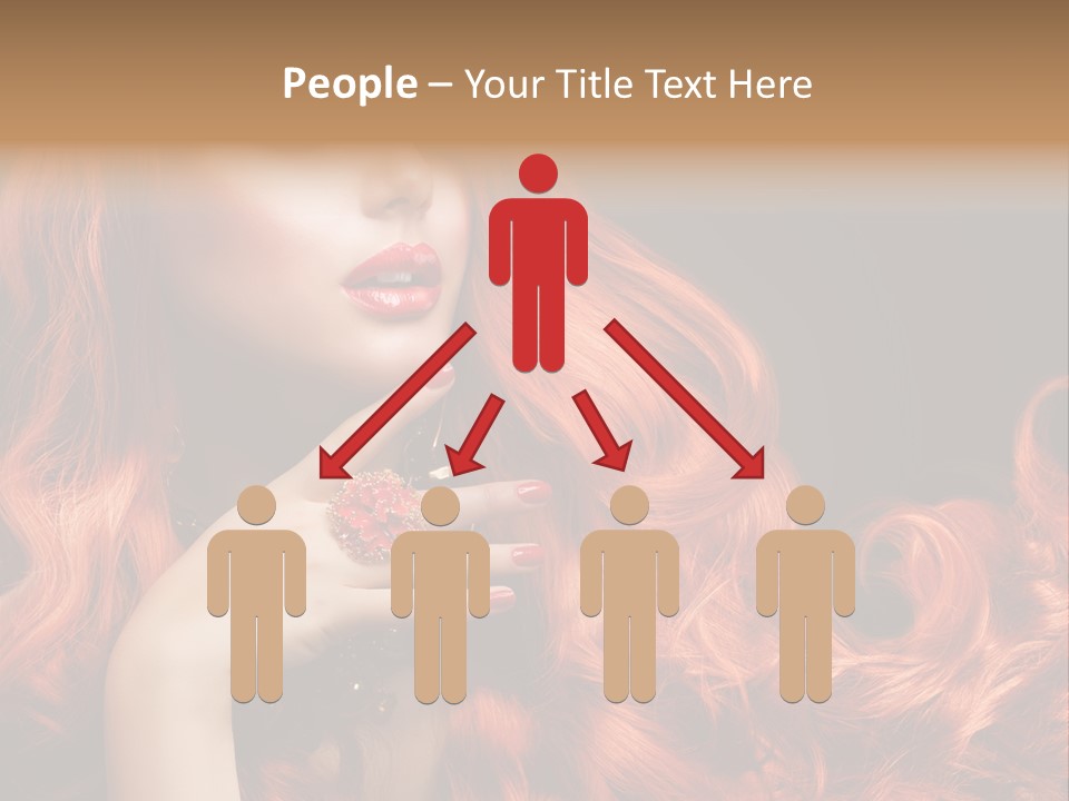 Beauty Sensuality Dark PowerPoint Template