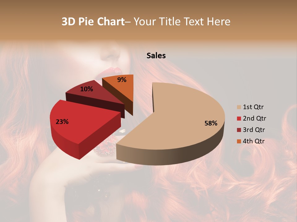 Beauty Sensuality Dark PowerPoint Template