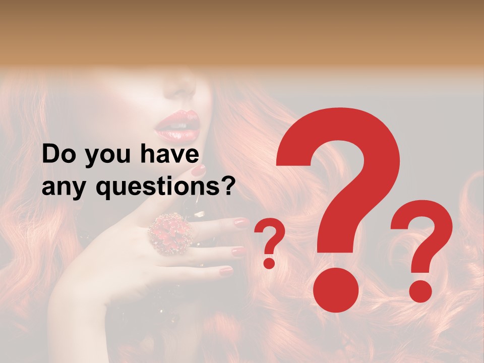 Beauty Sensuality Dark PowerPoint Template