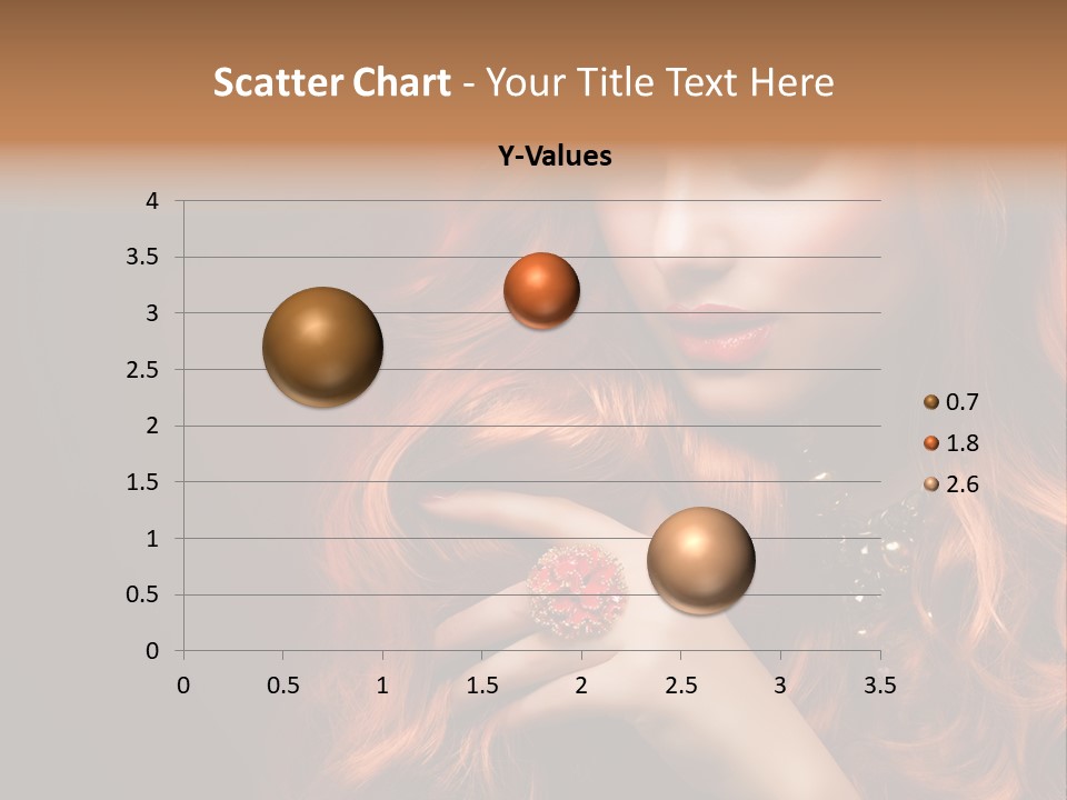 Wavy Hair Dark Health PowerPoint Template