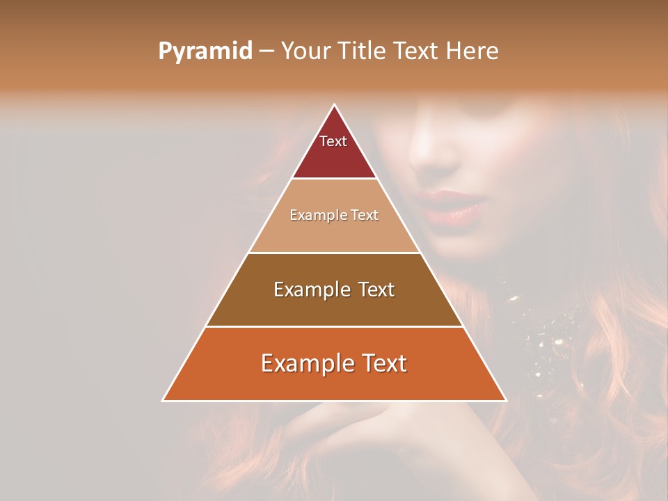 Wavy Hair Dark Health PowerPoint Template