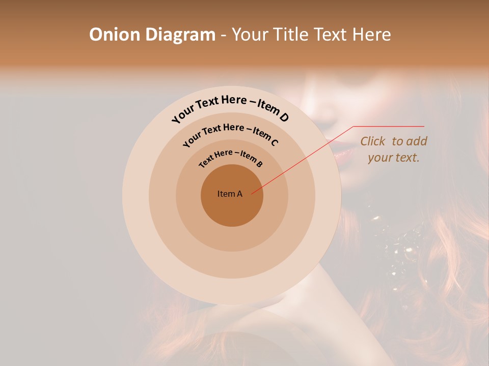 Wavy Hair Dark Health PowerPoint Template