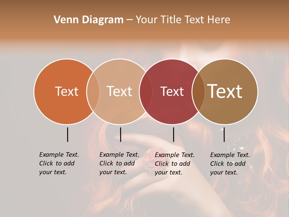 Wavy Hair Dark Health PowerPoint Template