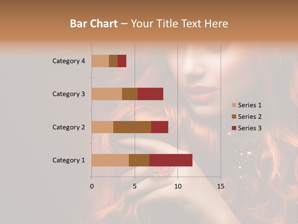 Wavy Hair Dark Health PowerPoint Template