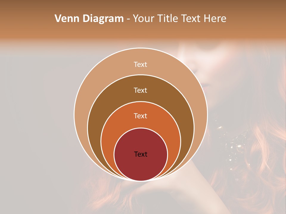 Wavy Hair Dark Health PowerPoint Template